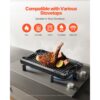 VEVOR wendbarer Grillplatte Bratpfanne Griddle aus Gusseisen (185 x 342 mm), schwarz – Bild 3 VEVOR wendbarer Grillplatte Bratpfanne Griddle aus Gusseisen (185 x 342 mm), schwarz – Bild 3