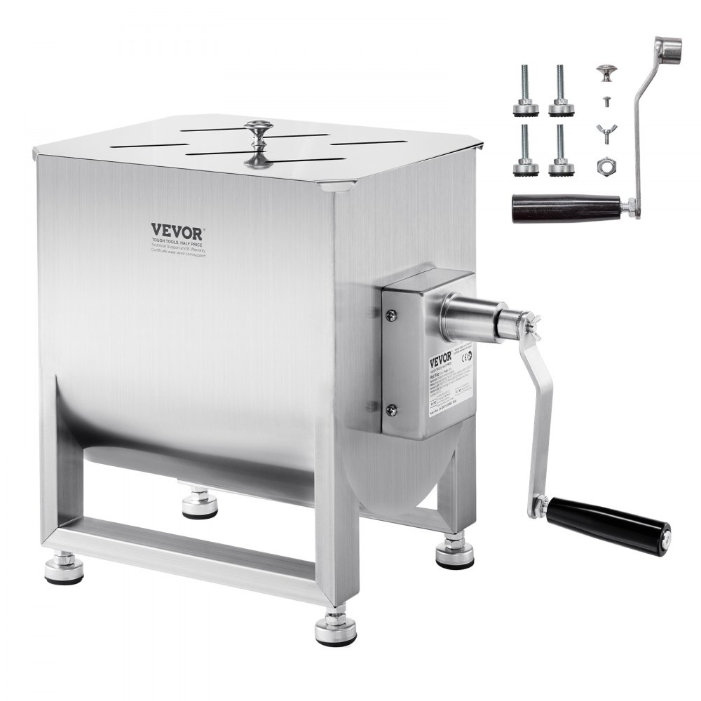 VEVOR manueller Fleischmischer 30 L Fleischverarbeitungsgerät (maximales Mischen von 20,4 kg Fleisch)