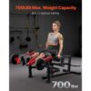 VEVOR Beinstrecker und Curl-Maschine, Heim-Fitnessstudio Trainingsbank (317 kg belastbar) – Bild 2 VEVOR Beinstrecker und Curl-Maschine, Heim-Fitnessstudio Trainingsbank (317 kg belastbar) – Bild 2