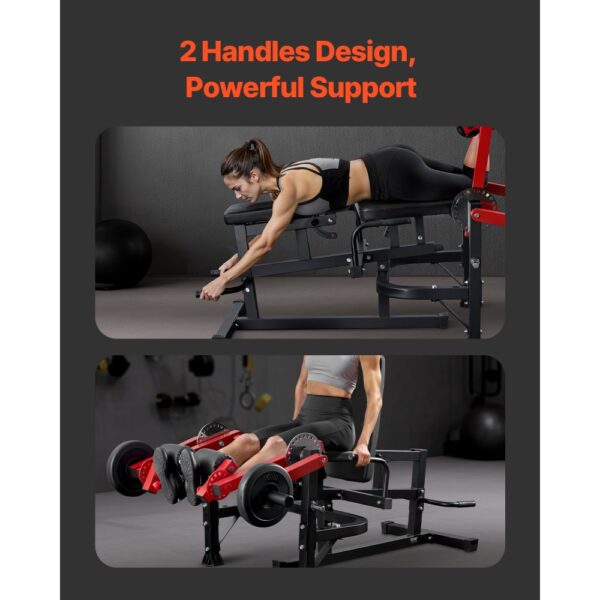 VEVOR Beinstrecker und Curl-Maschine, Heim-Fitnessstudio Trainingsbank (317 kg belastbar) – Bild 5 VEVOR Beinstrecker und Curl-Maschine, Heim-Fitnessstudio Trainingsbank (317 kg belastbar) – Bild 5