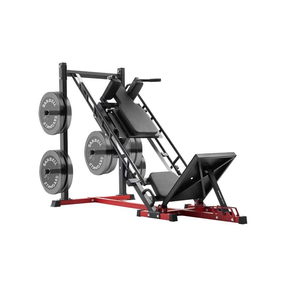 VEVOR Beintrainer Beinpresse Hack-Squat-Maschine Kombination (40° / 45° / 50° Rückenlehne)