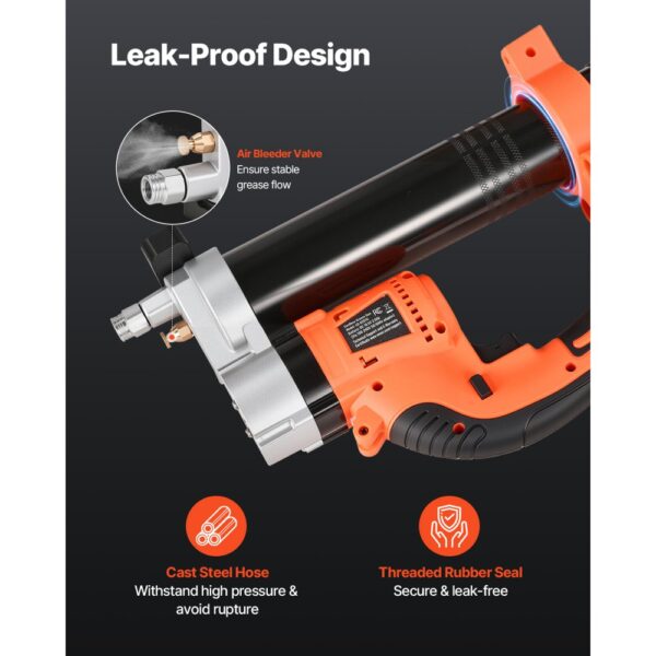 VEVOR Akku-Fettpresse, 55 MPa, Einhandfettpresse mit 2,0 Ah Akku & LED-Licht – Bild 4 VEVOR Akku-Fettpresse, 55 MPa, Einhandfettpresse mit 2,0 Ah Akku & LED-Licht – Bild 4
