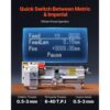 VEVOR Metalldrehmaschine 220x450 mm Tischdrehmaschine Automatischer Vorschub 2500 U/min Drehzahl 1250 W – Bild 2