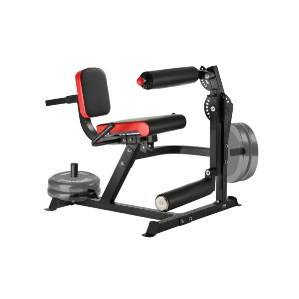VEVOR sitzende Beinstrecker und Curl-Maschine Trainingsgerät Beinpresse Beintrainer (317 kg belatbar)