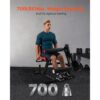VEVOR sitzende Beinstrecker und Curl-Maschine Trainingsgerät Beinpresse Beintrainer (317 kg belatbar) – Bild 2