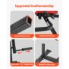 VEVOR sitzende Beinstrecker und Curl-Maschine Trainingsgerät Beinpresse Beintrainer (317 kg belatbar) – Bild 3