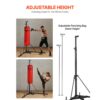 VEVOR Boxsackständer Boxsackhalter Trainingsgerät aus Stahl (65 kg belastbar) höhenverstellbares freistehendes – Bild 3