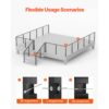VEVOR Kabelgeländerpfosten, 4er-Pack, 914x25,4x50,8 mm, Edelstahl SUS304 – Bild 5 VEVOR Kabelgeländerpfosten, 4er-Pack, 914x25,4x50,8 mm, Edelstahl SUS304 – Bild 5