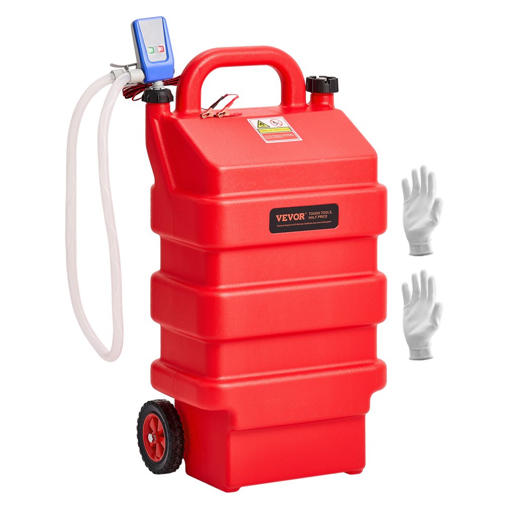 VEVOR Kraftstofftrolley, 60 L, Kraftstoffkanister mit 12 V DC Kraftstofftransferpumpe