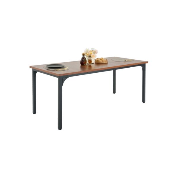 VEVOR Rechteckiger Esstisch Küchentisch Holztisch (180 cm / 136,1 kg belastbar) für 6–8 Personen