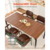 VEVOR Rechteckiger Esstisch Küchentisch Holztisch (180 cm / 136,1 kg belastbar) für 6–8 Personen – Bild 2