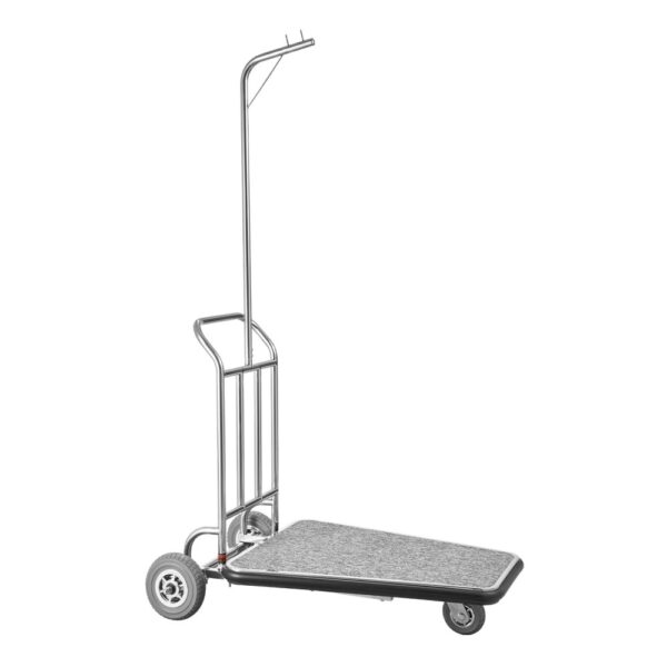 VEVOR Gepäckwagen, 272 kg Tragkraft, 3-rädriger Gepäckwagen aus Edelstahl
