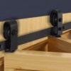 VEVOR Schiebetürsystem für faltbare Schiebetür, Schiebetürbeschlag 1016 mm Laufschiene VEVOR Schiebetürsystem für faltbare Schiebetür, Schiebetürbeschlag 1016 mm Laufschiene