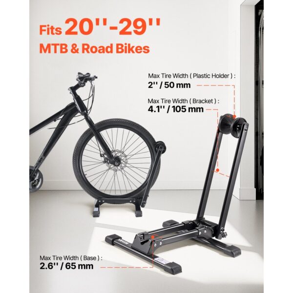 VEVOR Fahrradständer, kompatibel mit Mountainbikes & 508–685.8 mm Fahrrädern, Eingangsbereich – Bild 2