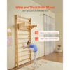 VEVOR schwedisches Leiterwand 10-stufiges Indoor-Klettergerüst aus Massivholz, Ideales Geschenk für Kinder – Bild 3