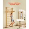 VEVOR schwedisches Leiterwand 10-stufiges Indoor-Klettergerüst aus Massivholz, Ideales Geschenk für Kinder – Bild 4