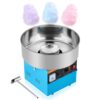 VEVOR Zuckerwattemaschine 1000 W elektrische Zuckerwattegeräte mit 38 cm Edelstahlschüssel und Zuckerlöffel