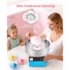 VEVOR Zuckerwattemaschine 1000 W elektrische Zuckerwattegeräte mit 38 cm Edelstahlschüssel und Zuckerlöffel – Bild 2