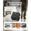 VEVOR Werkzeugtasche mit Rollen, 50 kg Tragkraft, 25 Taschen, 390x290x420 mm – Bild 4