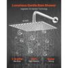 VEVOR Duscharmatur Regenduschsystem fürs Badezimmer Duschsystem mit 254 mm quadratischen Regenduschkopf – Bild 2 VEVOR Duscharmatur Regenduschsystem fürs Badezimmer Duschsystem mit 254 mm quadratischen Regenduschkopf – Bild 2