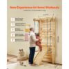 VEVOR schwedisches Leiterwand, 8 in 1 15-stufiges Indoor-Klettergerüst – Bild 5