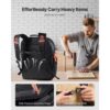 VEVOR Werkzeugrucksack, 45 Taschen, Backpack mit Laptopfach und verstärktem Stoffboden – Bild 4