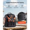 VEVOR Werkzeugrucksack, 45 Taschen, Backpack mit Laptopfach und verstärktem Stoffboden – Bild 5