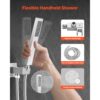 VEVOR Duscharmatur Regenduschsystem für Badezimmer Duschsystem mit 305 mm quadratischem Regenduschkopf – Bild 3