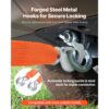 VEVOR Abschleppgurt für ATV mit Haken, 50,8 mm x 6,1 m, Bruchfestigkeit von 7700 kg – Bild 4