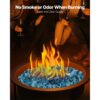 VEVOR Feuerglas, 4,5 kg hochtemperaturbeständige Glassteine, 12,7 mm reflektierende Feuerstellen-Glasperlen – Bild 4 VEVOR Feuerglas, 4,5 kg hochtemperaturbeständige Glassteine, 12,7 mm reflektierende Feuerstellen-Glasperlen – Bild 4