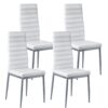 VEVOR moderner Esszimmerstuhl (4 Stk.) eleganter gepolsterter Leder-Beistellstuhl (136 kg belastbar) VEVOR moderner Esszimmerstuhl (4 Stk.) eleganter gepolsterter Leder-Beistellstuhl (136 kg belastbar)