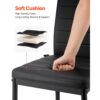 VEVOR moderner Esszimmerstuhl (6 Stk.) eleganter gepolsterter Leder-Beistellstuhl (136 kg belastbar) – Bild 5