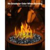 VEVOR Feuerglas, 9 kg hochtemperaturbeständige Glassteine, 12,7 mm reflektierende Feuerstellen-Glasperlen – Bild 4 VEVOR Feuerglas, 9 kg hochtemperaturbeständige Glassteine, 12,7 mm reflektierende Feuerstellen-Glasperlen – Bild 4