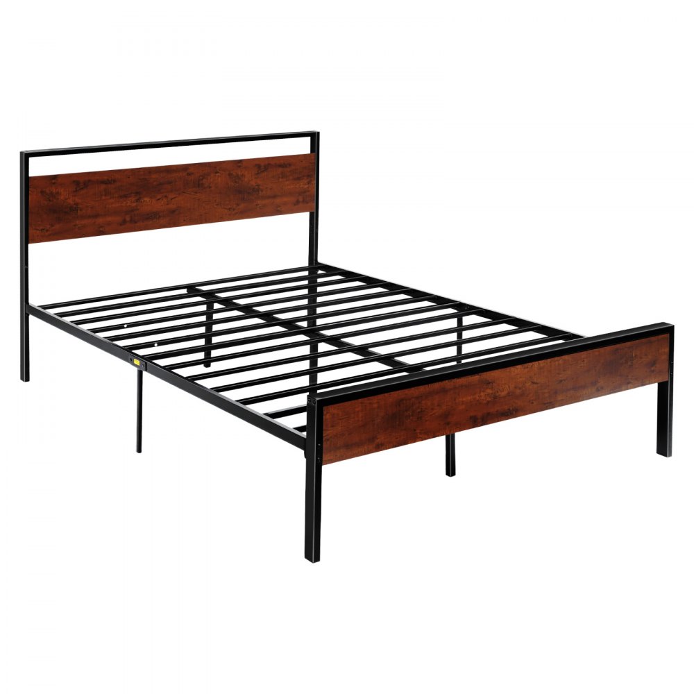 VEVOR Bettrahmen (Queen Size), großer Stauraum unter dem Bett, kein Boxspring erforderlich