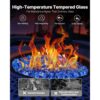 VEVOR Feuerglas, 9 kg hochtemperaturbeständige Glassteine, 12,7 mm reflektierende Feuerstellen-Glasperlen – Bild 3 VEVOR Feuerglas, 9 kg hochtemperaturbeständige Glassteine, 12,7 mm reflektierende Feuerstellen-Glasperlen – Bild 3