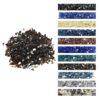 VEVOR Feuerglas, 9 kg hochtemperaturbeständige Glassteine, 12,7 mm reflektierende Feuerstellen-Glasperlen