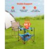 VEVOR Klapptisch Buffettisch tragbarer Allzwecktisch 56 cm, Blau – Bild 3