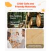 VEVOR Indoor Spielplatz Klettergerüst (9 in 1) aus Holz – Bild 3