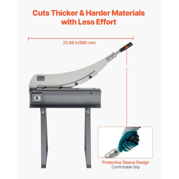 VEVOR Handhebelschere, 500 mm Bettbreite, Hebelschere, mit Q235-Material – Bild 5 VEVOR Handhebelschere, 500 mm Bettbreite, Hebelschere, mit Q235-Material – Bild 5