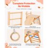VEVOR Indoor Spielplatz Klettergerüst (8 in 1) aus Holz – Bild 4