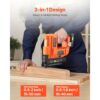 VEVOR 2 in 1 Akku-Nagler 18 Gauge 20 V Akku-Nagler und Tacker, 100 Nägel/min – Bild 2