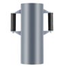 VEVOR Pfahlramme, Handramme mit 2 Handgriffen, Pfostenramme für Holzzäune, 430x308x165,5 mm