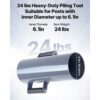 VEVOR Pfahlramme, Handramme mit 2 Handgriffen, Pfostenramme für Holzzäune, 430x308x165,5 mm – Bild 5