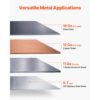 VEVOR Biegemaschine, 610 mm Kantbank, 1,5-mm-Weichstahl-Biegedicke, 0–135 Grad einstellbar – Bild 3
