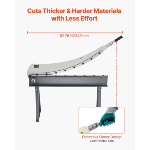 VEVOR Handhebelschere, 1000 mm Bettbreite, Hebelschere, mit Q235-Material – Bild 5