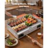 VEVOR Gewerbliche Elektrische Grillplatte 4400 W, Tischgrillplatte 725x400 mm Grillfläche, 50–300 °C – Bild 2
