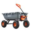 VEVOR Gartenwagen, Kippbarer Transportwagen mit umwandelbarem 2-in-1-Griff, 255 mm Reifen VEVOR Gartenwagen, Kippbarer Transportwagen mit umwandelbarem 2-in-1-Griff, 255 mm Reifen
