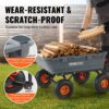 VEVOR Gartenwagen, Kippbarer Transportwagen mit umwandelbarem 2-in-1-Griff, 255 mm Reifen – Bild 3 VEVOR Gartenwagen, Kippbarer Transportwagen mit umwandelbarem 2-in-1-Griff, 255 mm Reifen – Bild 3