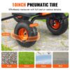 VEVOR Gartenwagen, Kippbarer Transportwagen mit umwandelbarem 2-in-1-Griff, 255 mm Reifen – Bild 5 VEVOR Gartenwagen, Kippbarer Transportwagen mit umwandelbarem 2-in-1-Griff, 255 mm Reifen – Bild 5
