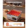 VEVOR Elektro-Grillplatte 2000 W 355 x 300 mm (Grillbereich), für Steaks Pfannkuchen – Bild 3
